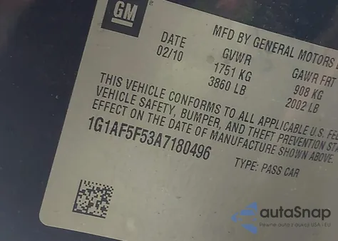 2009 Chevrolet Cobalt Lt from USA, damaged, VIN 1G1AT58H297181408